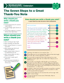 ''The Seven Steps to a Great Thank-You Note"